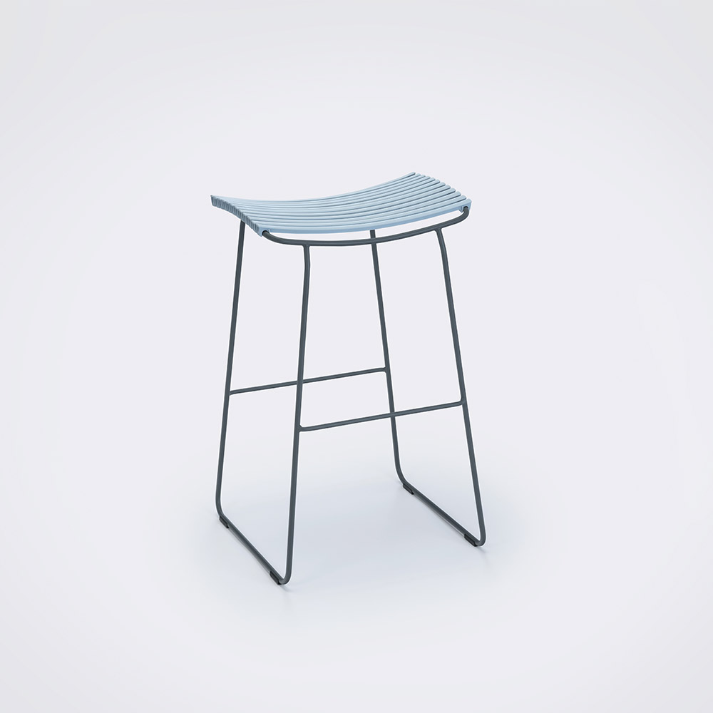 BAR STOOL // Dusty light blue