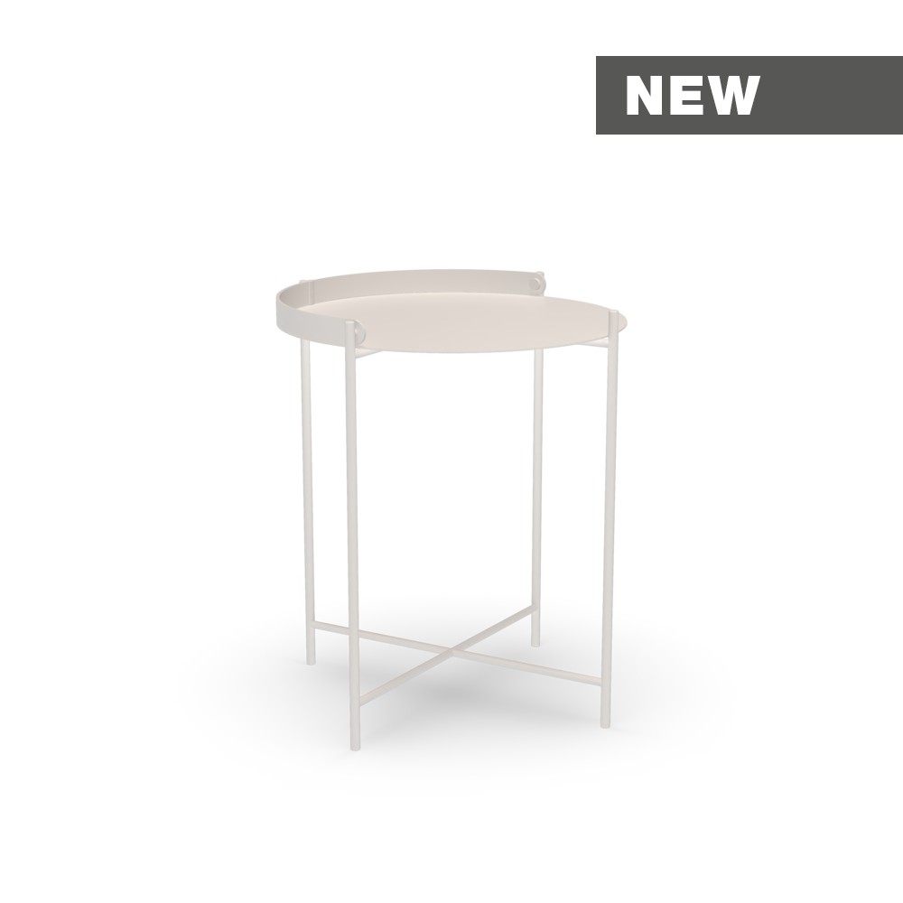 TRAY TABLE Ø46,5 // Muted white