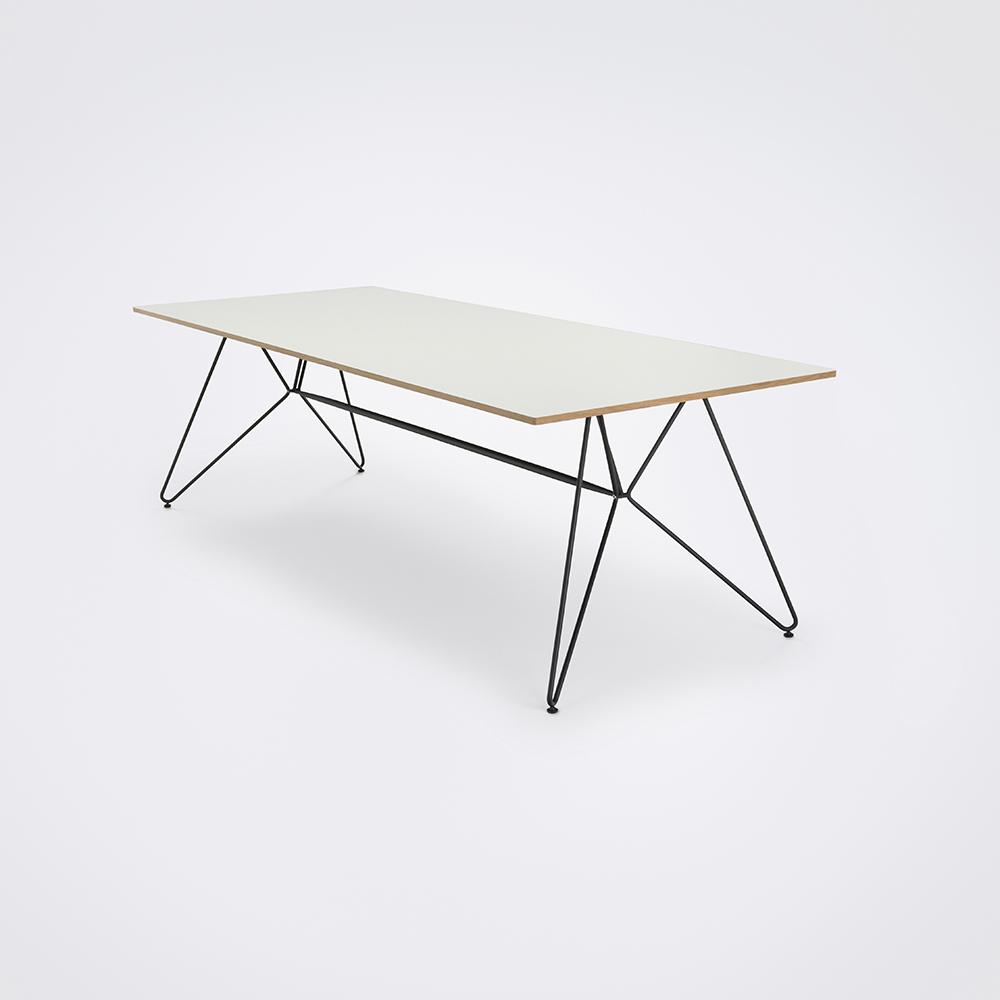 DINING TABLE 240CM // White Laminate