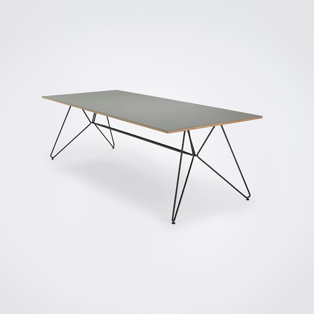 DINING TABLE 240CM // Granite Gray Linoleum