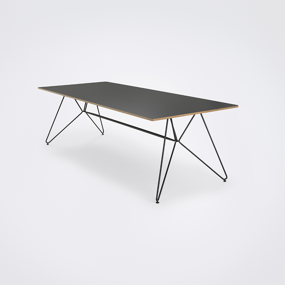 DINING TABLE 240CM // Granite Gray Linoleum